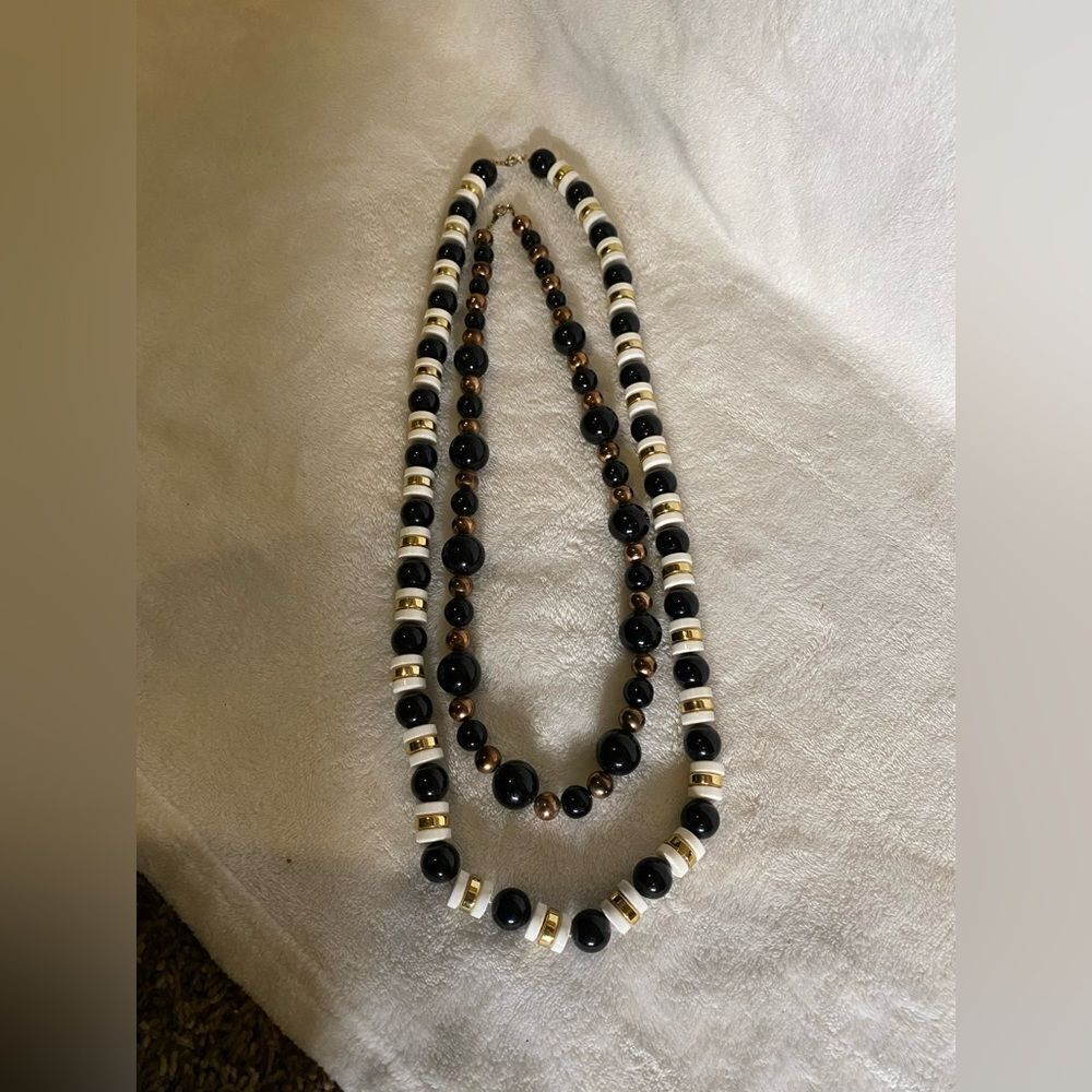 Vintage costume necklaces